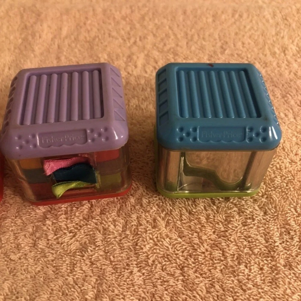Fisher Price Peek A Boo Blocks Lot of 6